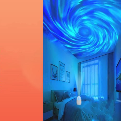 โจ Starry Night Pro: 7-Color Galaxy Projector ๐ | Music Rhythm Sync ๐ต | Ocean Wave & 3D Ripple Effects ๐ | Perfect Christmas Gift ๐