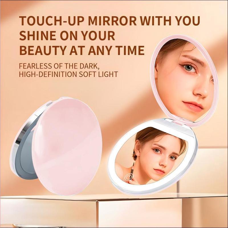 đ 50% OFF Black Friday Kit | LED Travel Makeup Mirror | Foldable & Portable with Lights