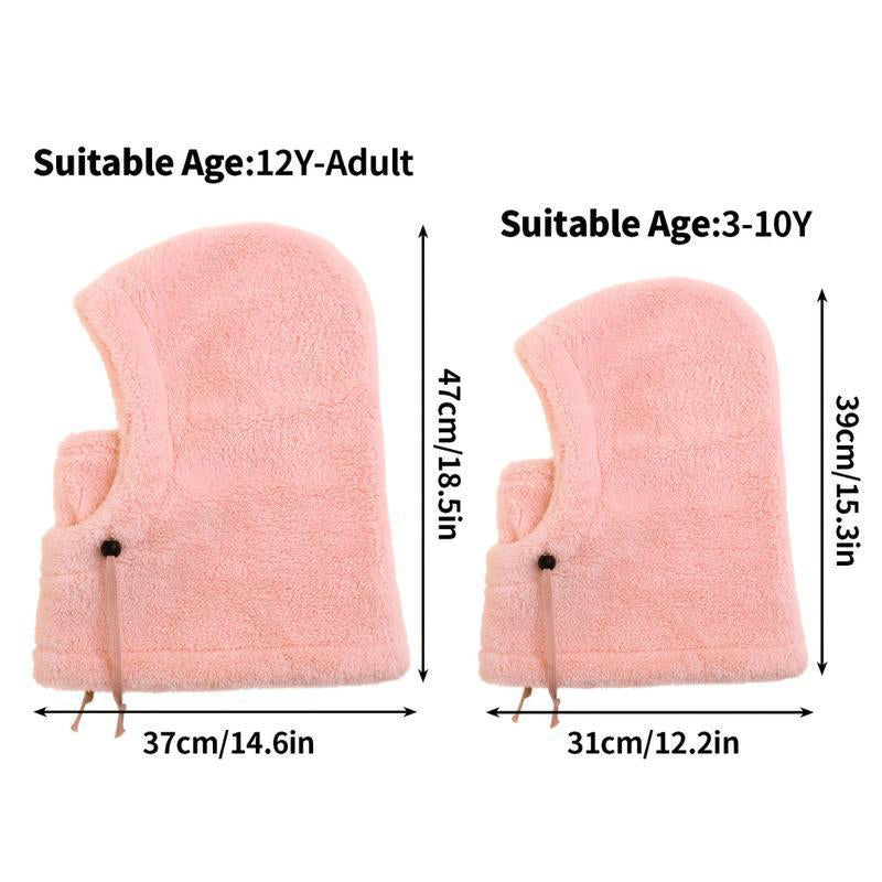 🧣 50% OFF Holiday Deal | Kids' Full Face Winter Mask | Detachable Hood for Ski & Play(副本)