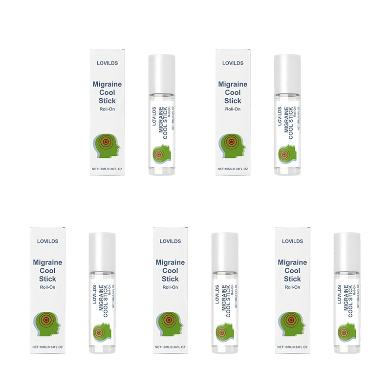 LOVILDS Migraine Cool Stick | Portable Peppermint Oil for Targeted Comfort