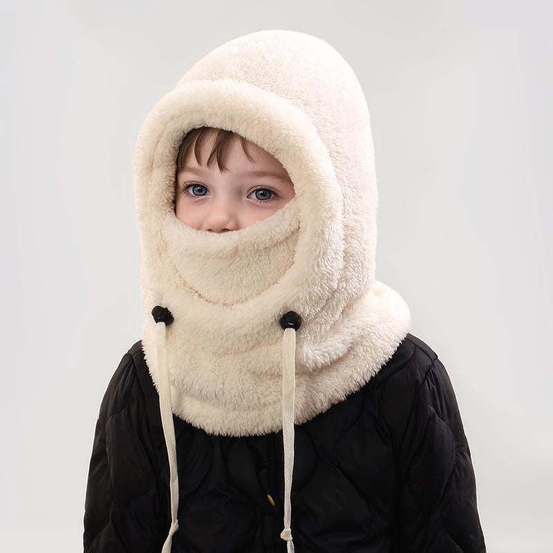 🧣 50% OFF Holiday Deal | Kids' Full Face Winter Mask | Detachable Hood for Ski & Play