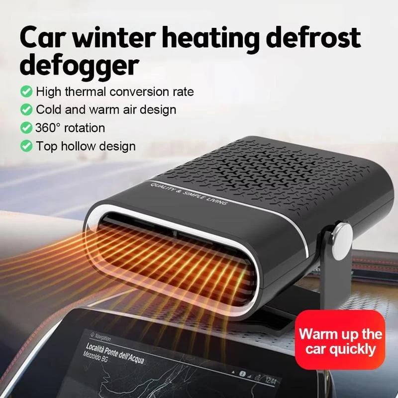 🚨 60% OFF Black Friday | 12V/24V Portable Car Heater | Fast Heating Fan