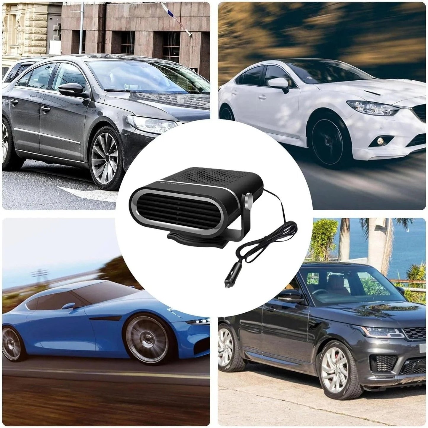 🚨 60% OFF Black Friday | 12V/24V Portable Car Heater | Fast Heating Fan