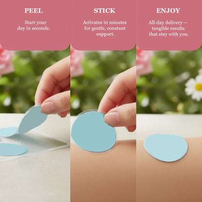 LOVILDS Targeted Gut & Bloat Relief Patches | Vegan Steady-Release Formula