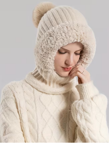 🔥50% off on the last day!🔥DIYSTAR -Winter Balaclava Hat Scarf Mask 3 in 1 Set Fleece Lined Windproof