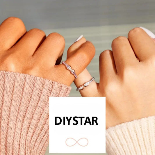 💎DIYSTAR: 60% OFF Black Friday ❤️ | Adjustable Infinity Pinky Rings