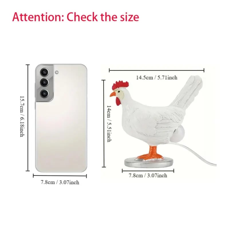 ⏰Christmas Limited Sale 49% OFF!!🐓Chicken Design Desktop Decorative Light（副本）