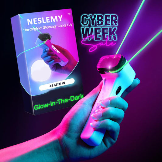 🦃 Black Friday 60% OFF! Glow Rope Launcher Toy with UV Light - Stress Relief & Party Essential（副本）