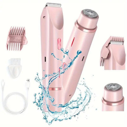 🔥 Black Friday 60% OFF! Waterproof Body Trimmer ✨ 2-in1 Rechargeable Shaver