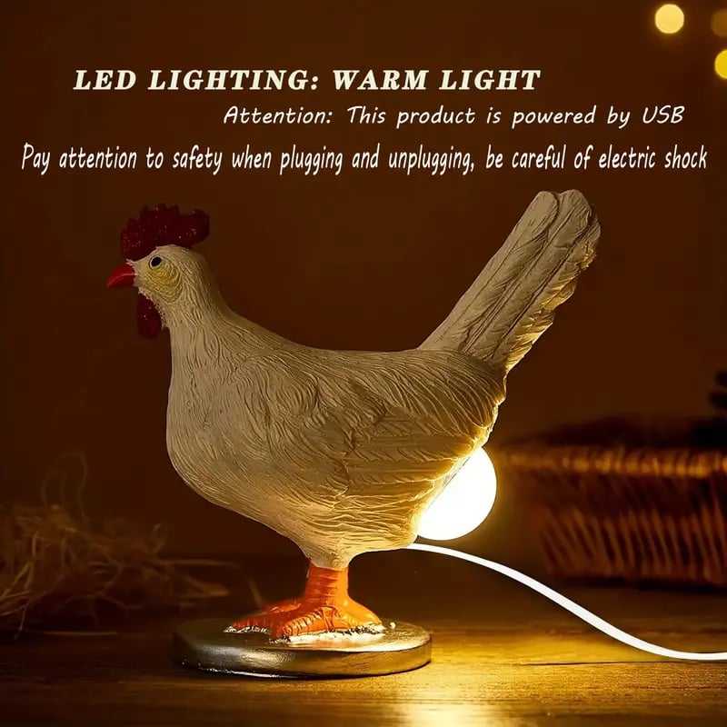 ⏰Christmas Limited Sale 49% OFF!!🐓Chicken Design Desktop Decorative Light