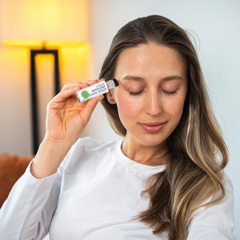 LOVILDS Migraine Cool Stick | Portable Peppermint Oil for Targeted Comfort