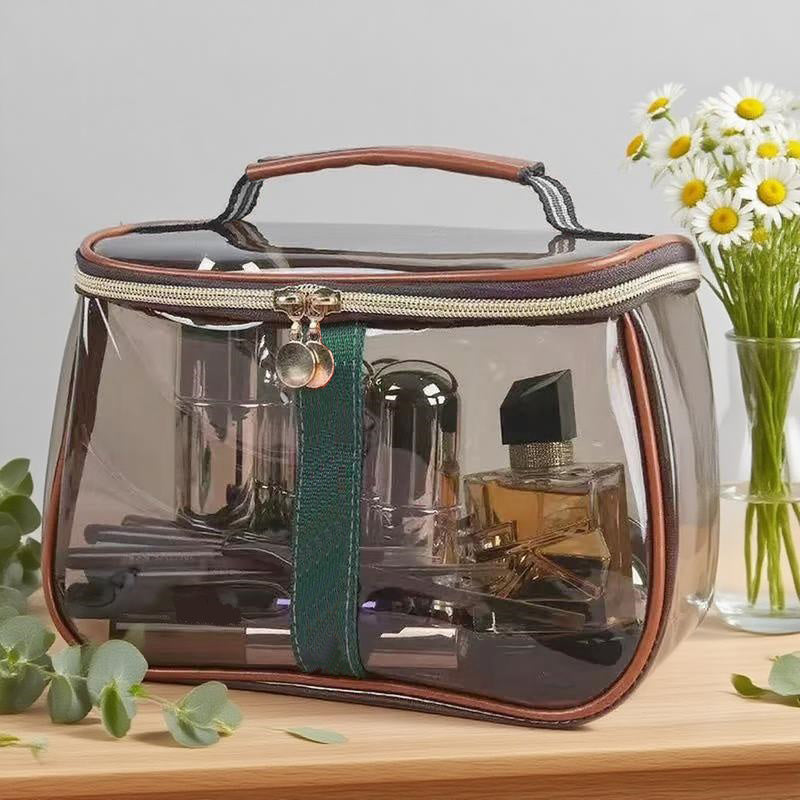 🛍️Vintage Clear Makeup Bag | Large Waterproof Cosmetic Case | Black Friday 60% OFF! 💄✨