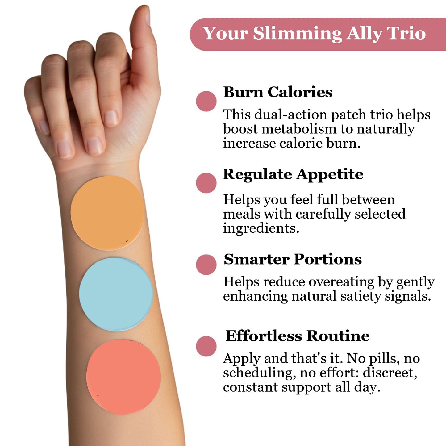 LOVILDS Targeted Gut & Bloat Relief Patches | Vegan Steady-Release Formula