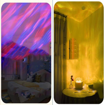 ✨ Starry Night Pro: 7-Color Galaxy Projector 🌠 | Music Rhythm Sync 🎵 | Ocean Wave & 3D Ripple Effects 🌊 | Perfect Christmas Gift 🎁