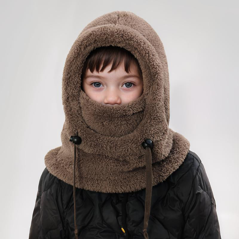 🧣 50% OFF Holiday Deal | Kids' Full Face Winter Mask | Detachable Hood for Ski & Play（副本）
