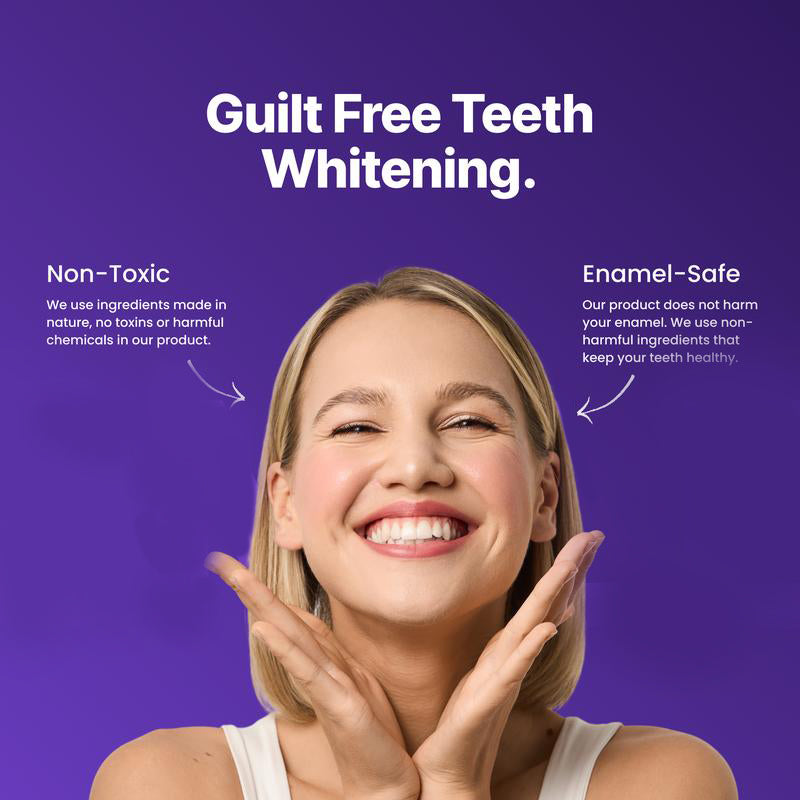 🎄 Christmas Special! AQA Teeth Whitening Strips - 21 Treatments | Safe for Enamel & Sensitive Teeth | 50% OFF（副本）