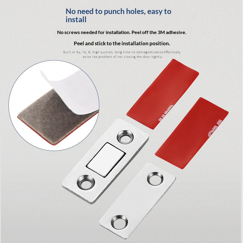 🚨 50% OFF Black Friday | Multi-Pack Strong Magnetic Door Catches | No-Drill & Invisible（副本）