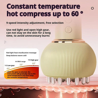 🎄 50% OFF! Dual-Head Massage Brush - Rechargeable Electric Body Relaxer | Holiday Gift（副本）