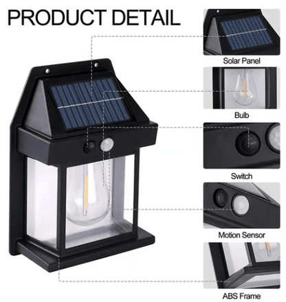 ✨ Solar Motion Sensor Wall Lights | Classic Style | 50% OFF Limited Time