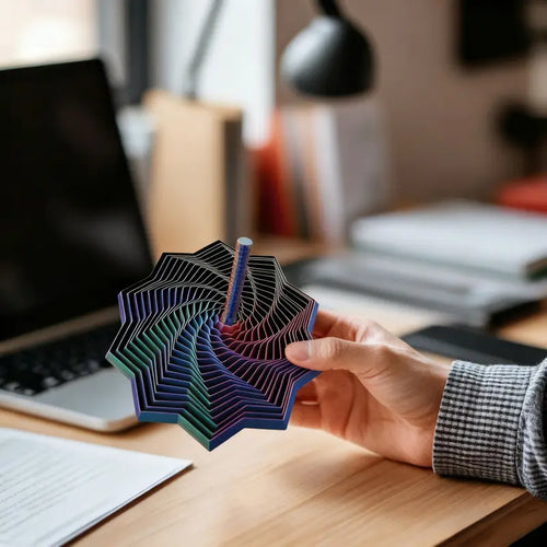 VortexZen 3D Printed Fidget Spinner for Anxiety Relief & Focus（副本）