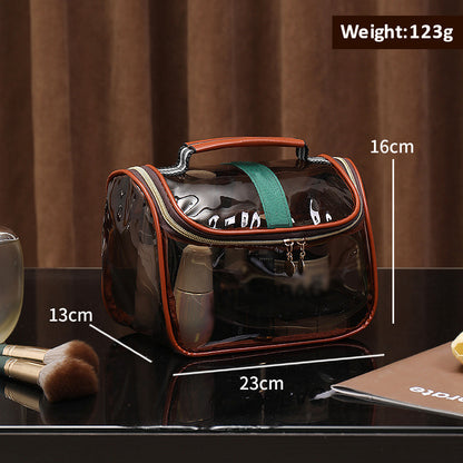 🛍️Vintage Clear Makeup Bag | Large Waterproof Cosmetic Case | Black Friday 60% OFF! 💄✨