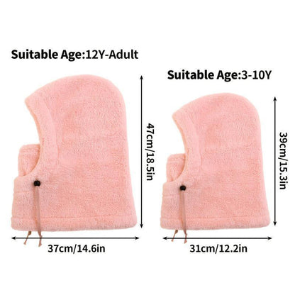 🧣 50% OFF Holiday Deal | Kids' Full Face Winter Mask | Detachable Hood for Ski & Play