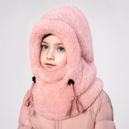 🧣 50% OFF Holiday Deal | Kids' Full Face Winter Mask | Detachable Hood for Ski & Play（副本）