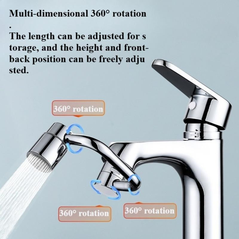 Faucet Sprayer - 2 Modes & Full Rotation｜Family-Safe Design
