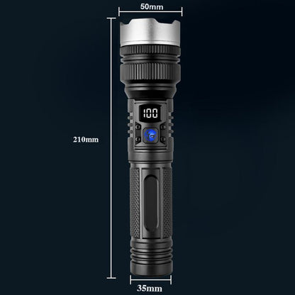 🎄 50% OFF Christmas Special! 2-in-1 Flashlight & Power Bank | Digital Display & Zoom | 4X Waterproof