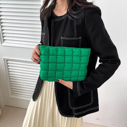 🎁 Black Friday Deal! Quilted Clutch Bag - Large Capacity Travel Organizer with Zipper | Perfect Thanksgiving & Christmas Gift for Women & Girls（副本）
