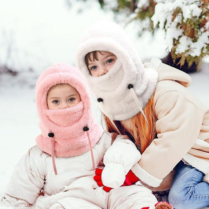 🧣 50% OFF Holiday Deal | Kids' Full Face Winter Mask | Detachable Hood for Ski & Play（副本）