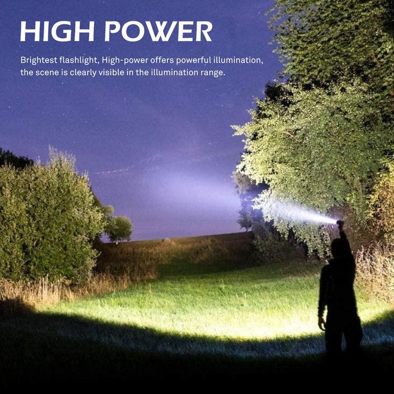 🎄 50% OFF Christmas Special! 2-in-1 Flashlight & Power Bank | Digital Display & Zoom | 4X Waterproof