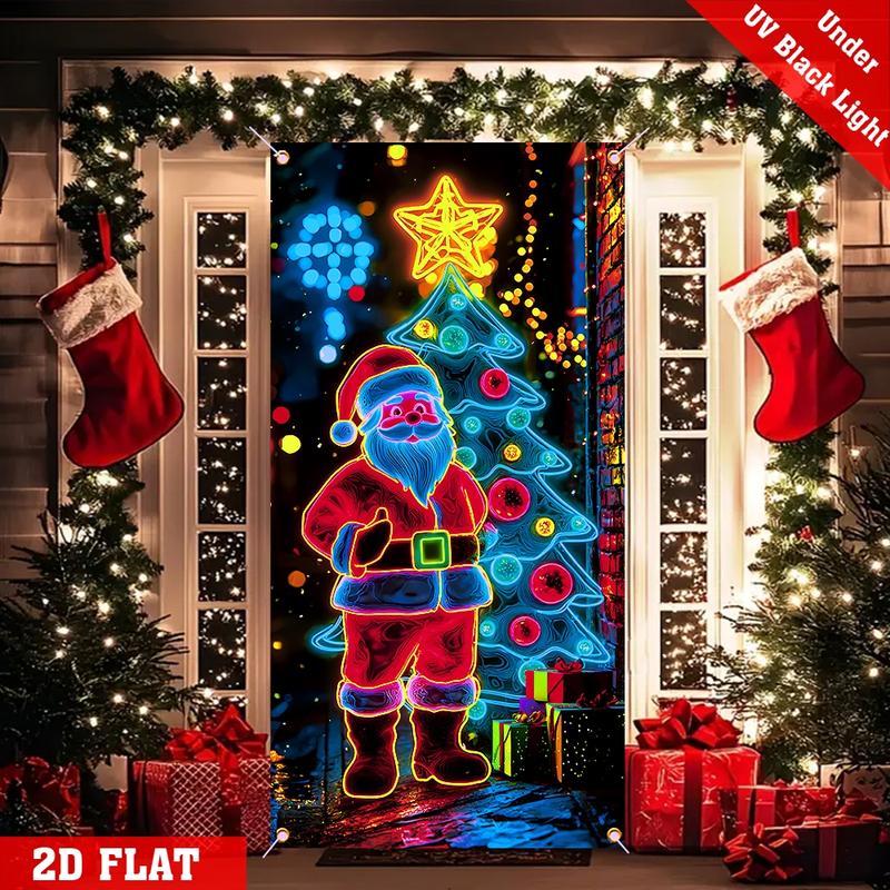 ✨ Christmas Door Curtain Party Banner - 80% OFF Limited Time | Black Friday Special（副本）