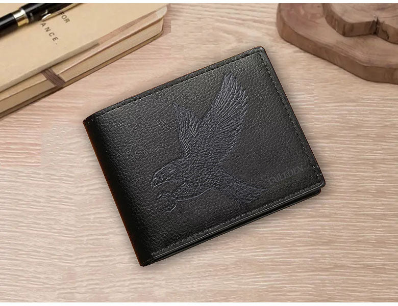 🔥Black Friday 50% OFF--Men's Vintage Eagle Embossed Short Wallet（副本）