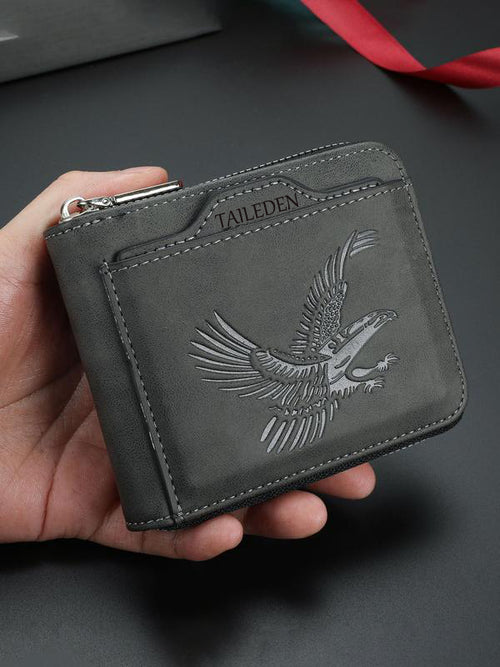🔥Black Friday 50% OFF--Men's Vintage Eagle Embossed Short Wallet（副本）