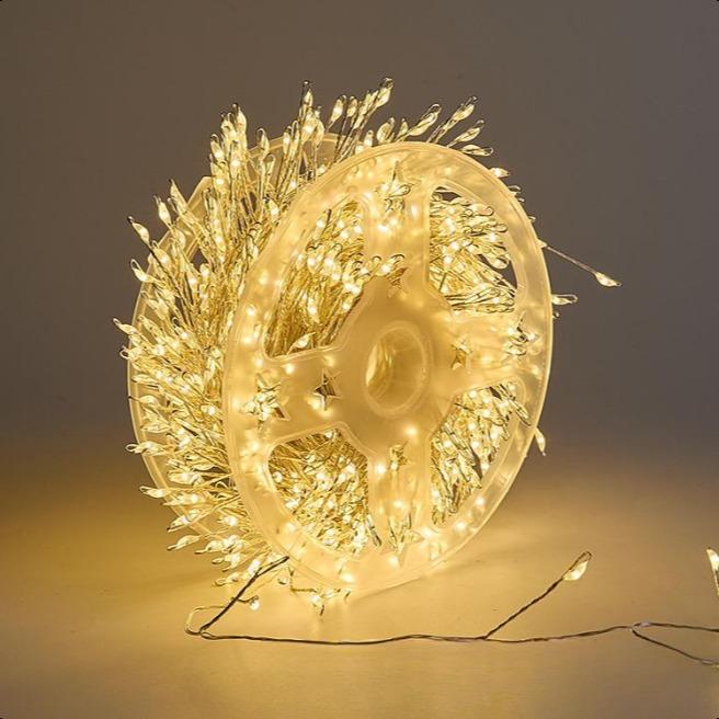 🎄Christmas Tree & Holiday Decor  | Fairy String Lights ✨ Waterproof Copper Wire | Multi-Function Indoor/Outdoor Use| 3 Color Options