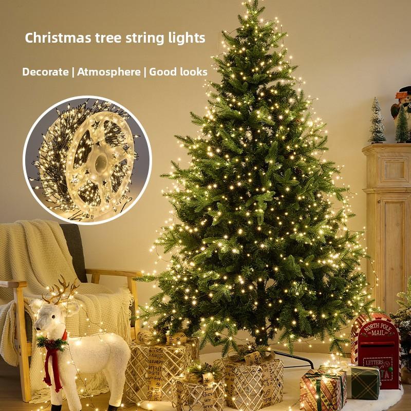 🎄Christmas Tree & Holiday Decor  | Fairy String Lights ✨ Waterproof Copper Wire | Multi-Function Indoor/Outdoor Use| 3 Color Options
