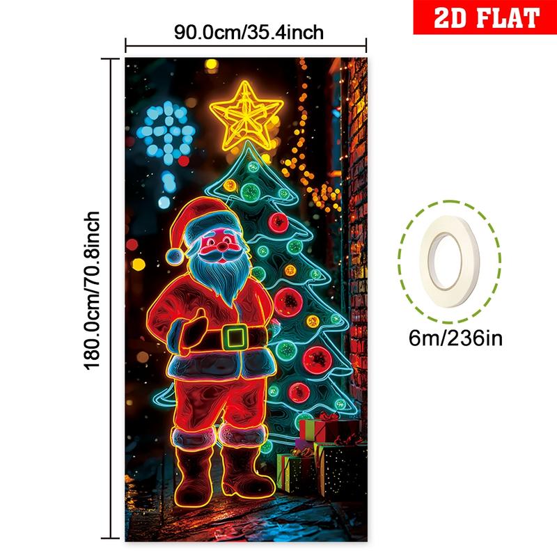 ✨ Christmas Door Curtain Party Banner - 80% OFF Limited Time | Black Friday Special（副本）