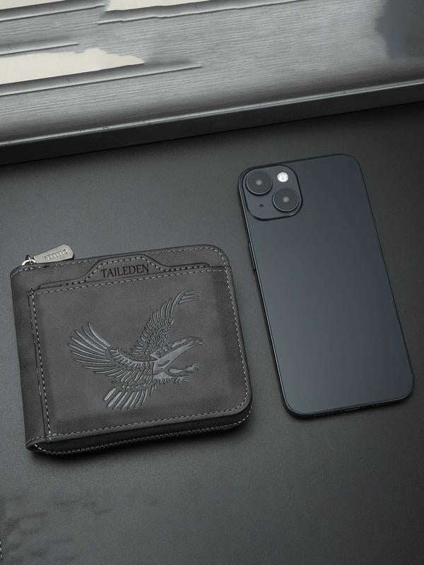 🔥Black Friday 50% OFF--Men's Vintage Eagle Embossed Short Wallet（副本）