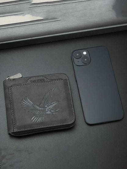 🔥Black Friday 50% OFF--Men's Vintage Eagle Embossed Short Wallet（副本）