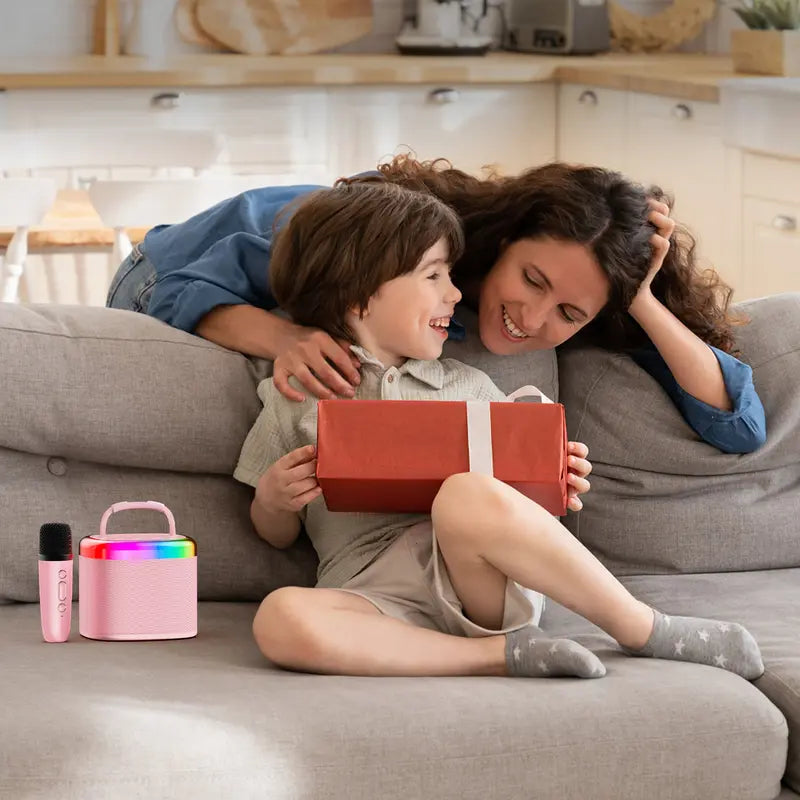 🔥 Black Friday 49% OFF! Portable Singing Set with Wireless Microphones 🎤（副本）