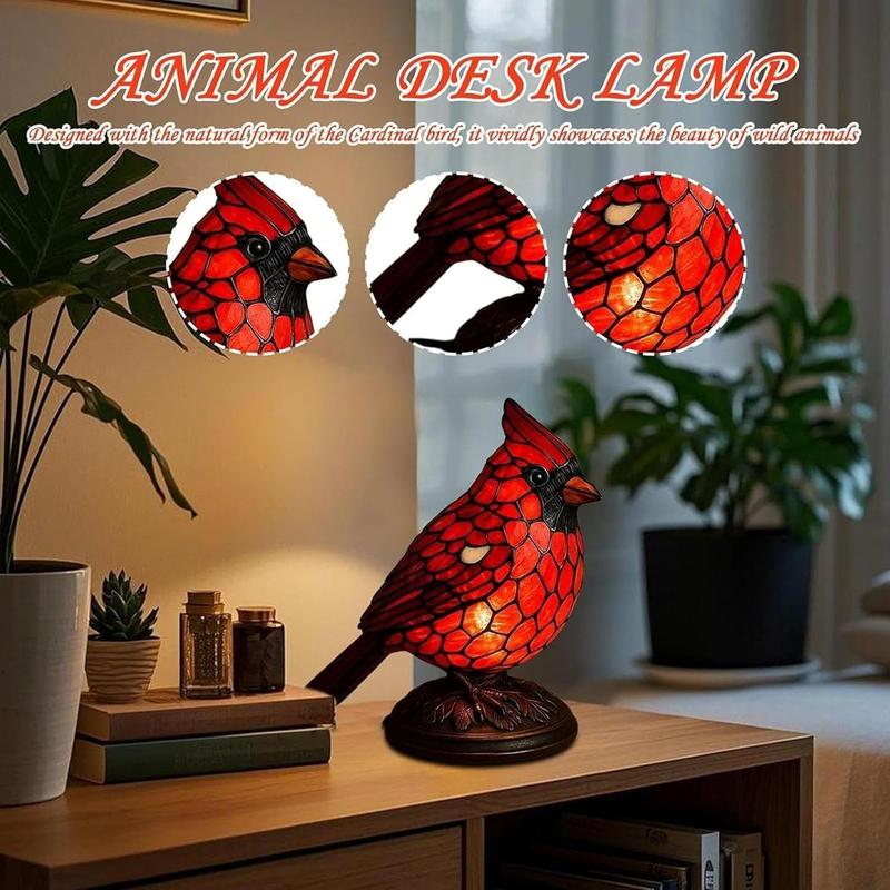🚨 50% OFF Christmas Robin Lamp | Hand-Painted Resin Decor | Cozy Bedside Ligh