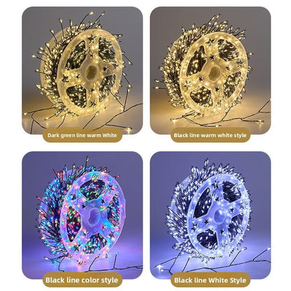 🎄Christmas Tree & Holiday Decor  | Fairy String Lights ✨ Waterproof Copper Wire | Multi-Function Indoor/Outdoor Use| 3 Color Options