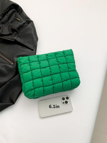 🎁 Black Friday Deal! Quilted Clutch Bag - Large Capacity Travel Organizer with Zipper | Perfect Thanksgiving & Christmas Gift for Women & Girls（副本）