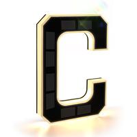 🏠Solar Illuminated House Number Sign | Auto-Sensing Light | Modern Farmhouse Style（副本）