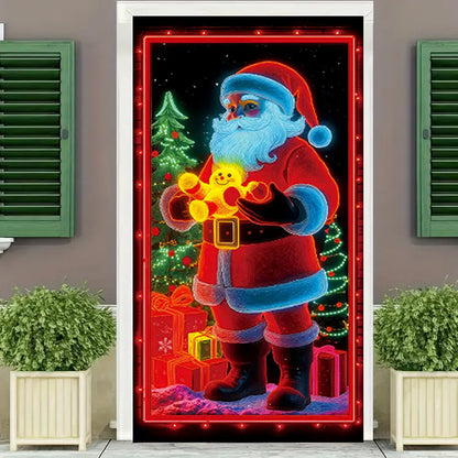 ✨ Christmas Door Curtain Party Banner - 80% OFF Limited Time | Black Friday Special（副本）