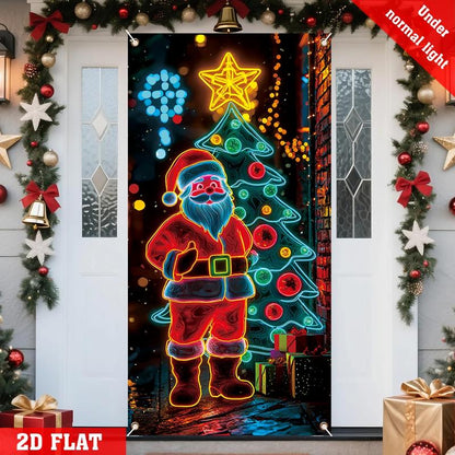 ✨ Christmas Door Curtain Party Banner - 80% OFF Limited Time | Black Friday Special（副本）