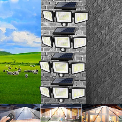 🦃 Black Friday Solar Deal! 2500LM 3-Head Security Lights | IP65 Waterproof & 3 Lighting Modes
