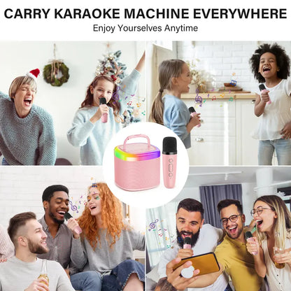 🔥 Black Friday 49% OFF! Portable Singing Set with Wireless Microphones 🎤（副本）