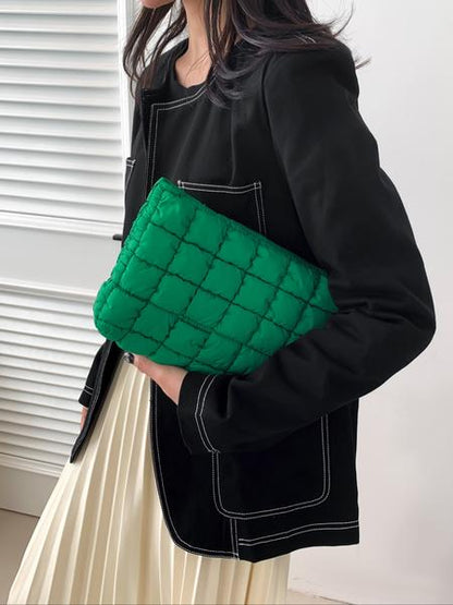 🎁 Black Friday Deal! Quilted Clutch Bag - Large Capacity Travel Organizer with Zipper | Perfect Thanksgiving & Christmas Gift for Women & Girls（副本）